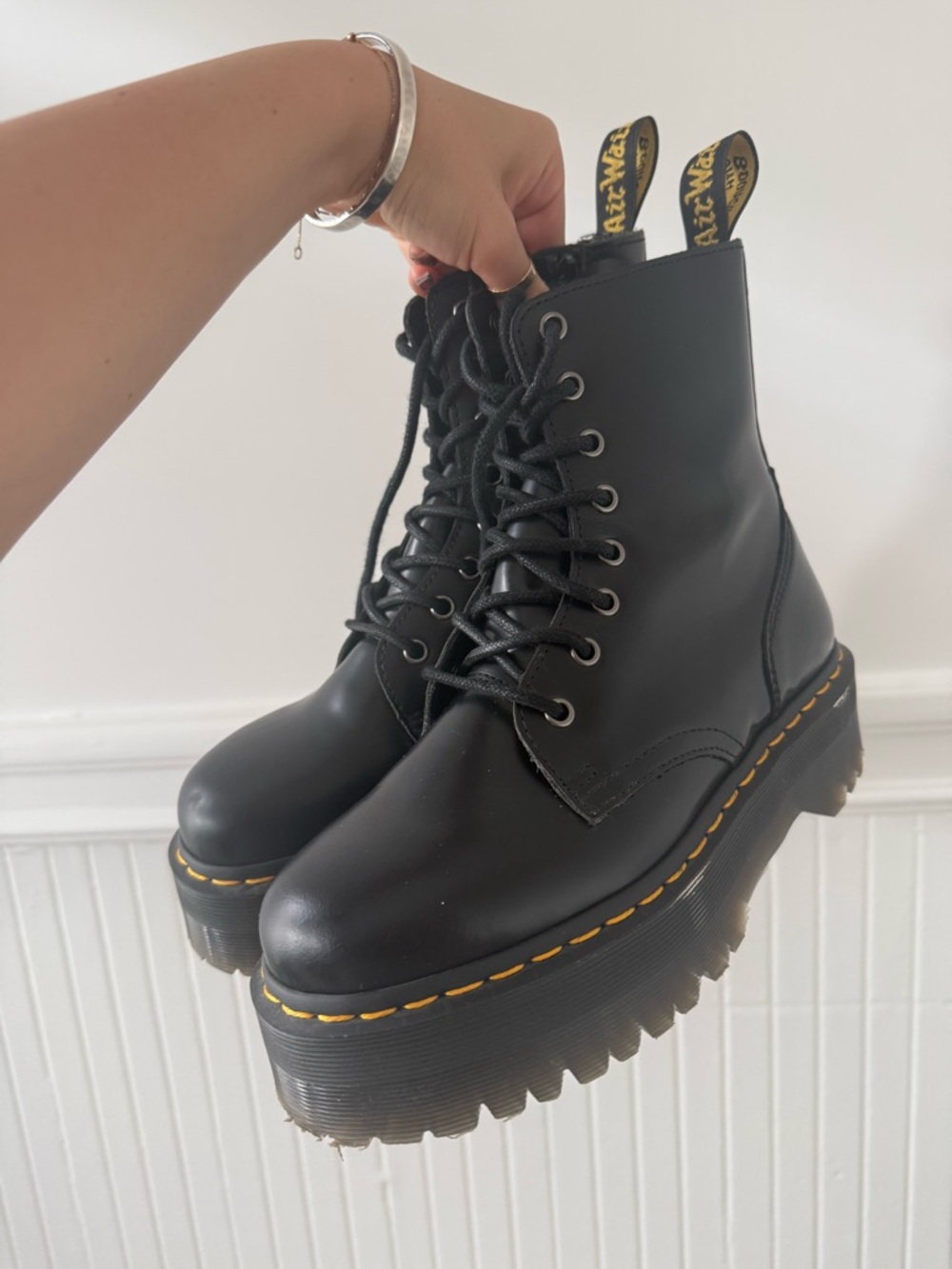 Dr. Marten JADON BOOT SMOOTH LEATHER PLATFORMS - Picture 6 of 7